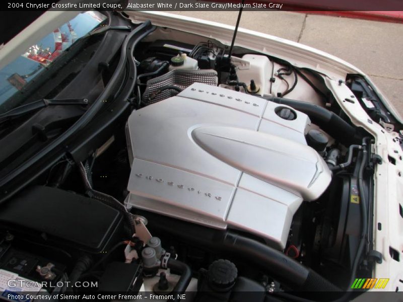 Alabaster White / Dark Slate Gray/Medium Slate Gray 2004 Chrysler Crossfire Limited Coupe