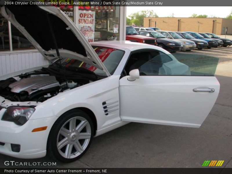 Alabaster White / Dark Slate Gray/Medium Slate Gray 2004 Chrysler Crossfire Limited Coupe