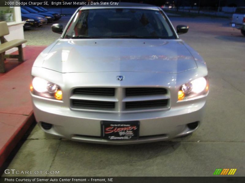 Bright Silver Metallic / Dark Slate Gray 2008 Dodge Charger SE