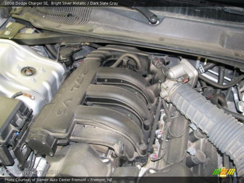 Bright Silver Metallic / Dark Slate Gray 2008 Dodge Charger SE