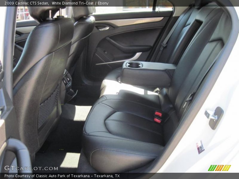 White Diamond Tri-Coat / Ebony 2009 Cadillac CTS Sedan
