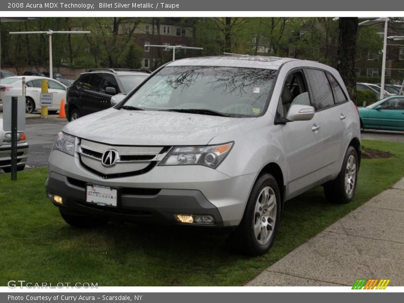 Billet Silver Metallic / Taupe 2008 Acura MDX Technology