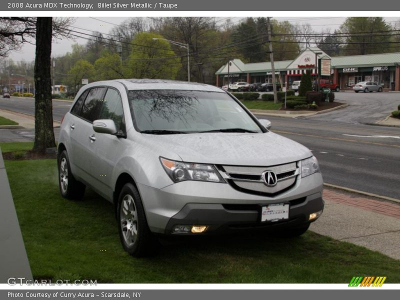 Billet Silver Metallic / Taupe 2008 Acura MDX Technology