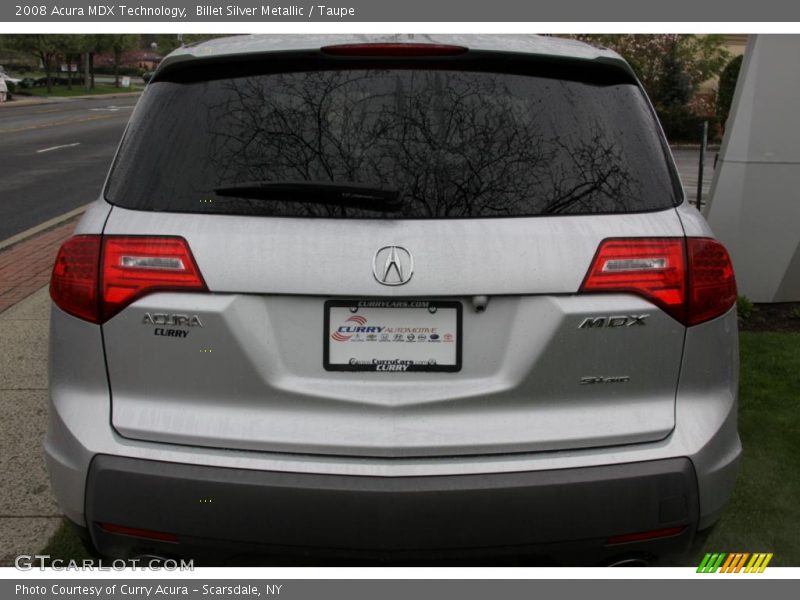 Billet Silver Metallic / Taupe 2008 Acura MDX Technology