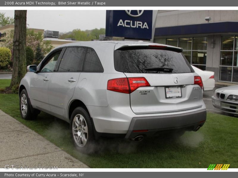 Billet Silver Metallic / Taupe 2008 Acura MDX Technology