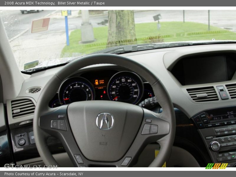 Billet Silver Metallic / Taupe 2008 Acura MDX Technology