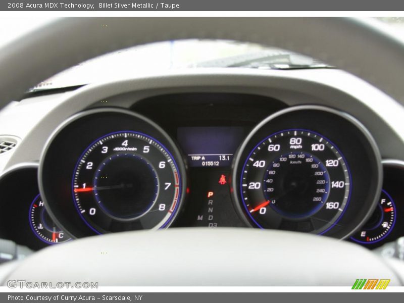 Billet Silver Metallic / Taupe 2008 Acura MDX Technology