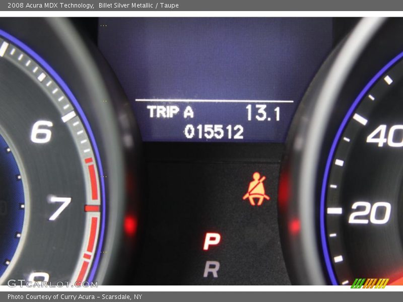 Billet Silver Metallic / Taupe 2008 Acura MDX Technology