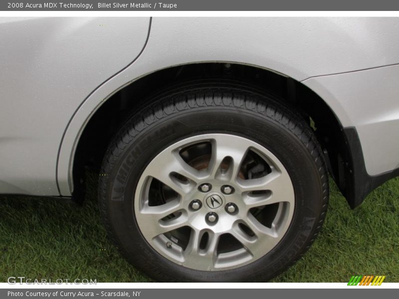 Billet Silver Metallic / Taupe 2008 Acura MDX Technology