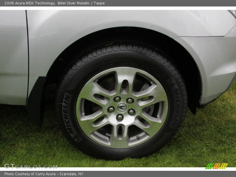 Billet Silver Metallic / Taupe 2008 Acura MDX Technology