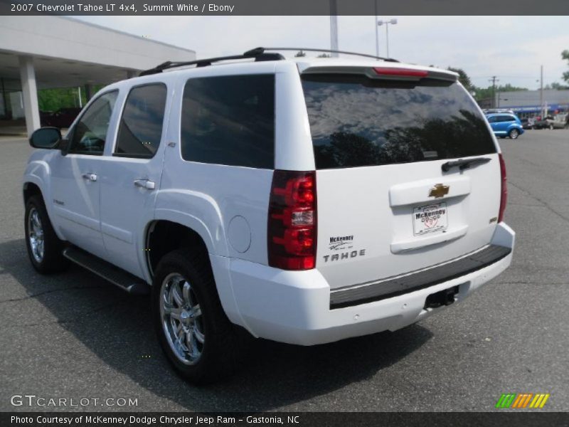 Summit White / Ebony 2007 Chevrolet Tahoe LT 4x4