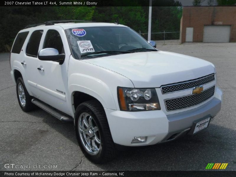 Summit White / Ebony 2007 Chevrolet Tahoe LT 4x4