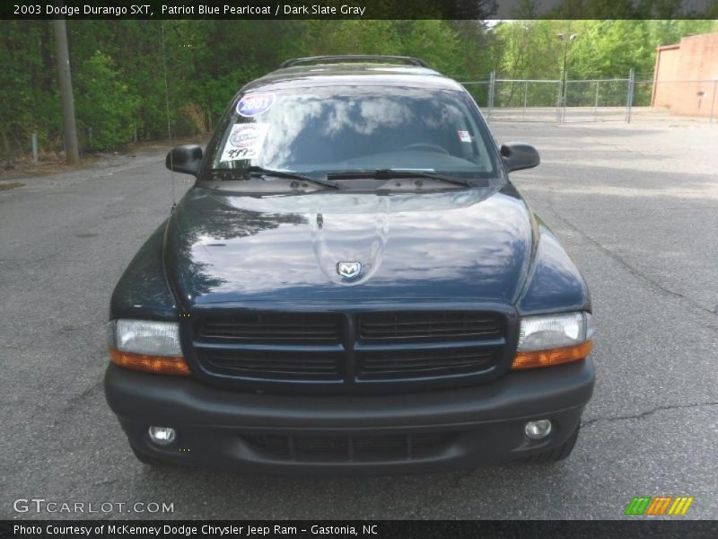 Patriot Blue Pearlcoat / Dark Slate Gray 2003 Dodge Durango SXT