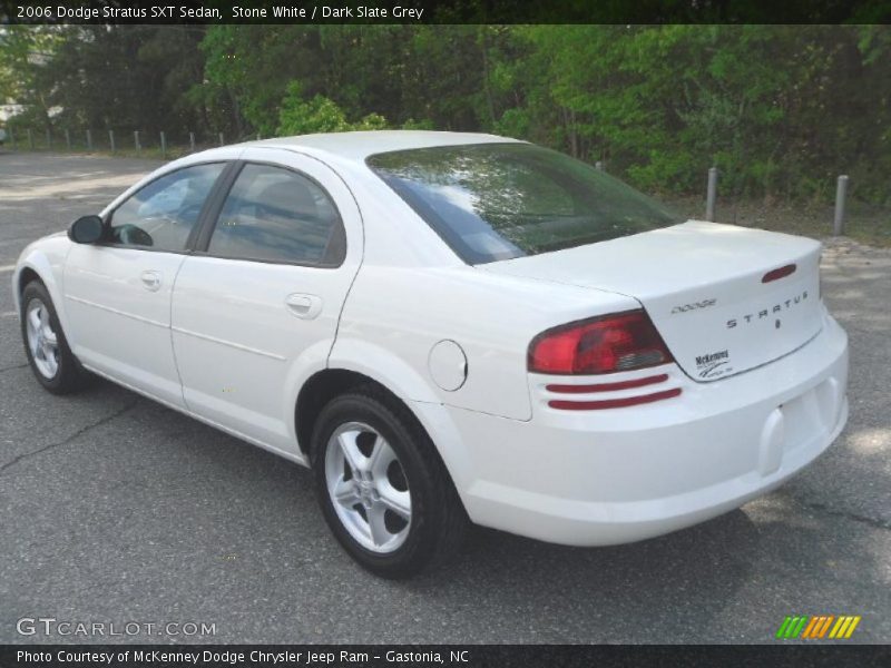 Stone White / Dark Slate Grey 2006 Dodge Stratus SXT Sedan