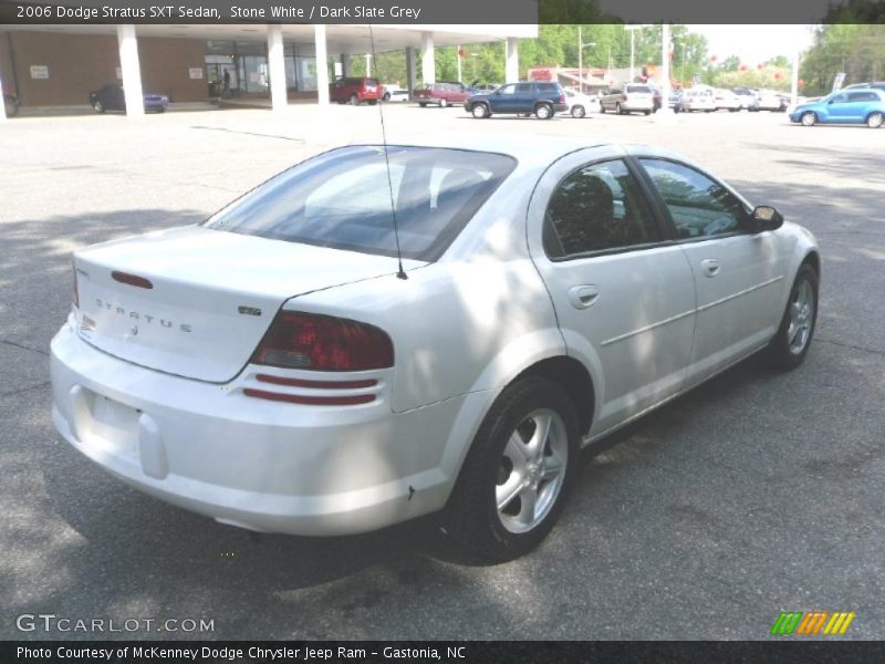 Stone White / Dark Slate Grey 2006 Dodge Stratus SXT Sedan