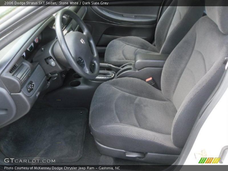 Stone White / Dark Slate Grey 2006 Dodge Stratus SXT Sedan