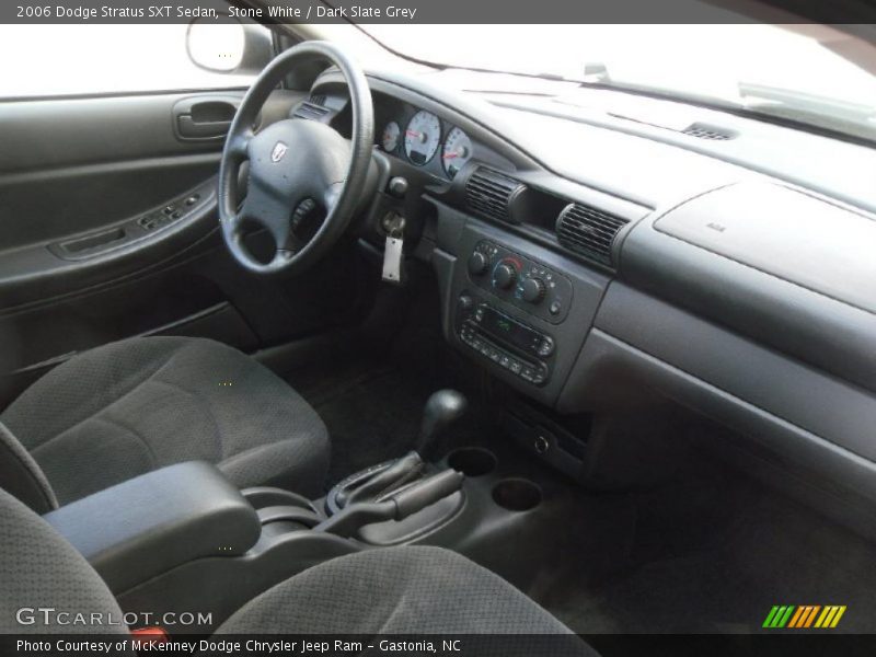 Stone White / Dark Slate Grey 2006 Dodge Stratus SXT Sedan
