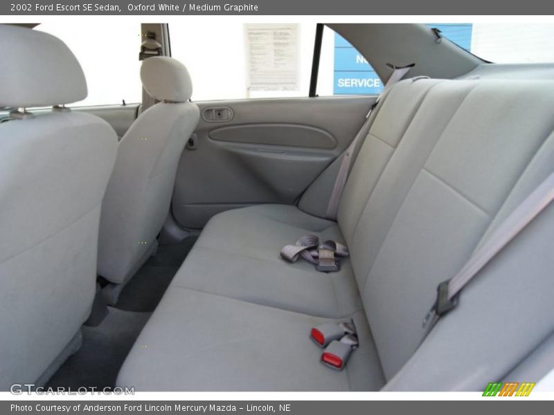 Oxford White / Medium Graphite 2002 Ford Escort SE Sedan