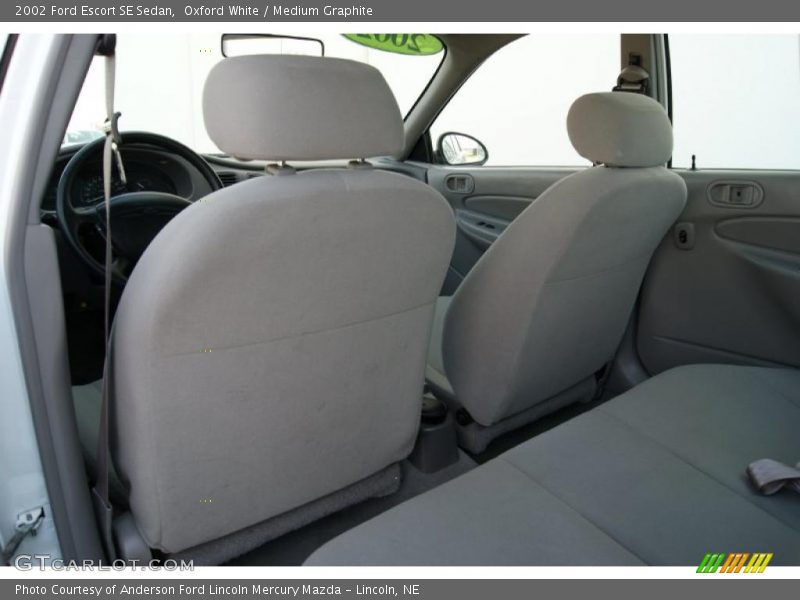 Oxford White / Medium Graphite 2002 Ford Escort SE Sedan