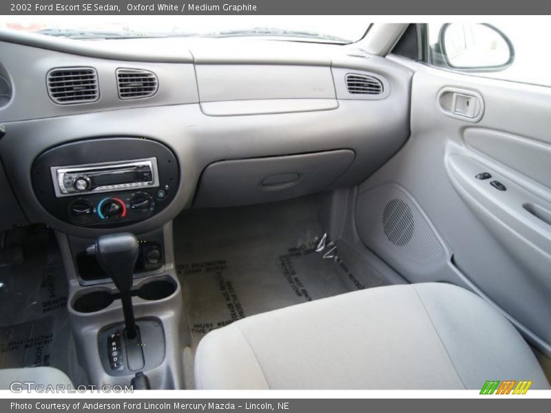 Oxford White / Medium Graphite 2002 Ford Escort SE Sedan