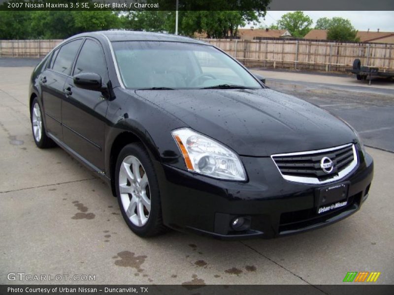 Super Black / Charcoal 2007 Nissan Maxima 3.5 SE