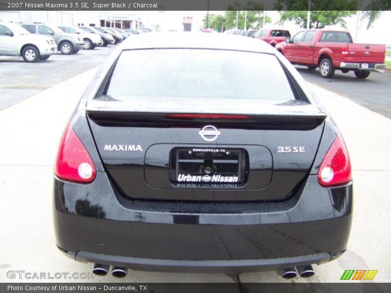Super Black / Charcoal 2007 Nissan Maxima 3.5 SE
