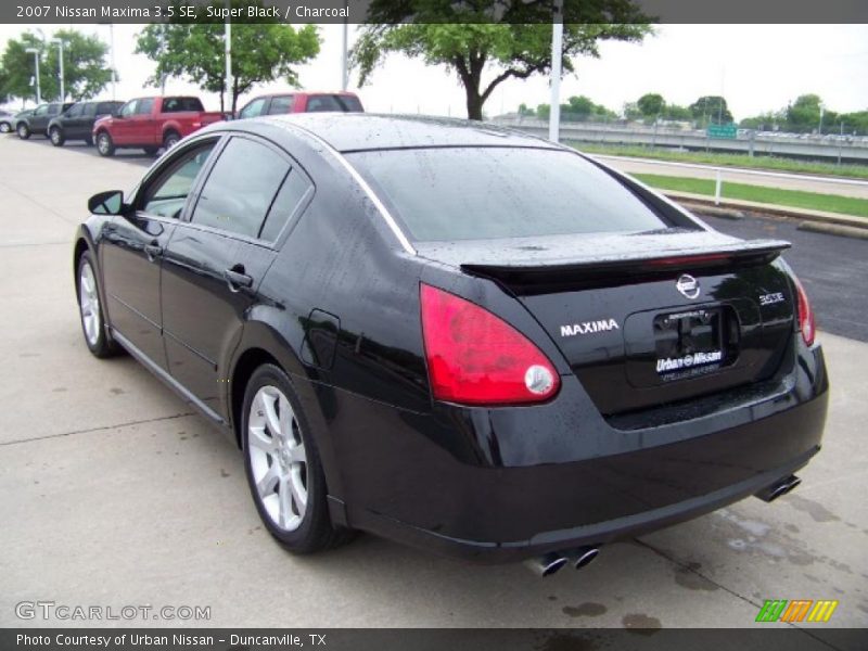Super Black / Charcoal 2007 Nissan Maxima 3.5 SE