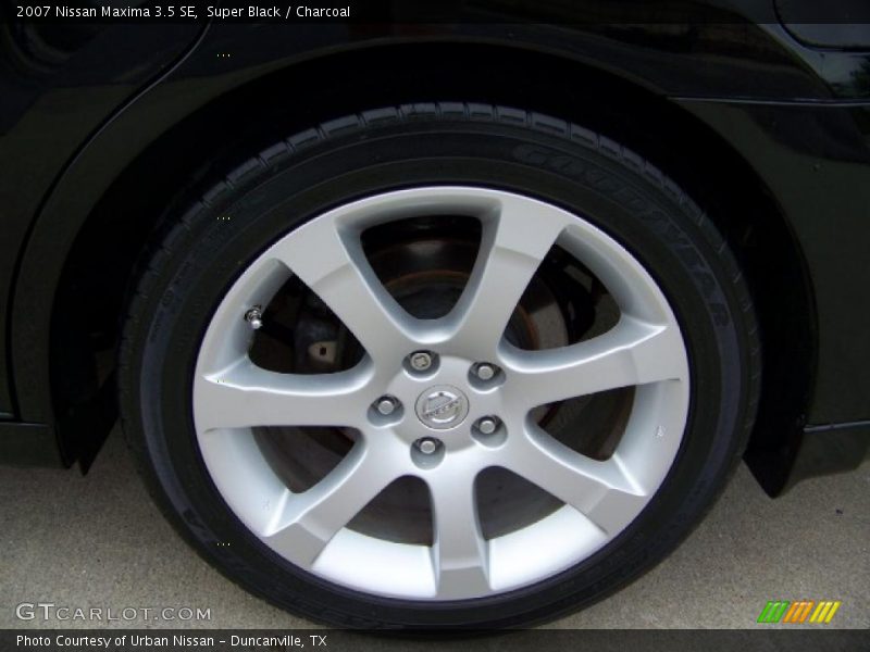 Super Black / Charcoal 2007 Nissan Maxima 3.5 SE