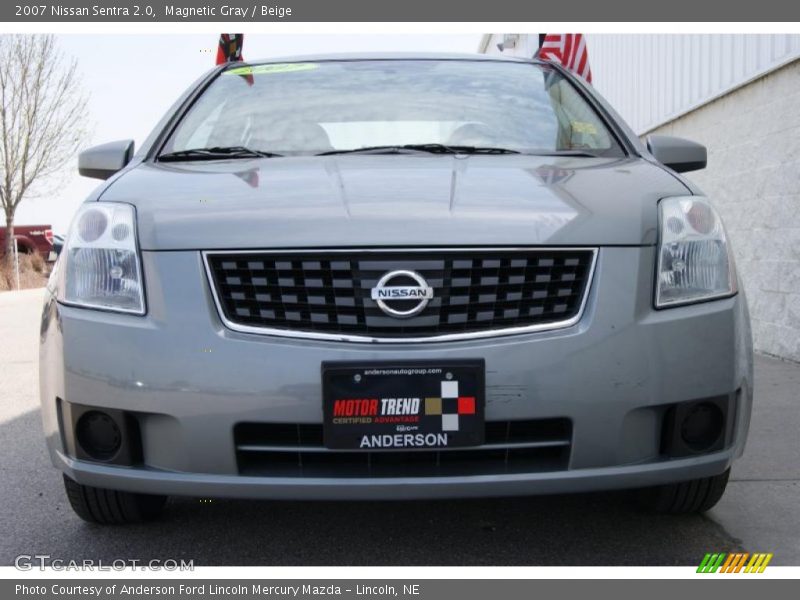 Magnetic Gray / Beige 2007 Nissan Sentra 2.0