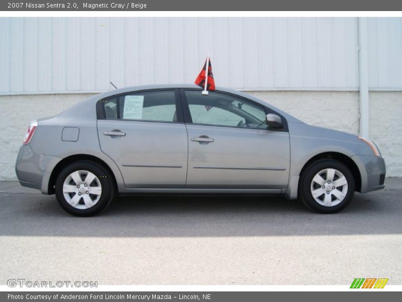 Magnetic Gray / Beige 2007 Nissan Sentra 2.0