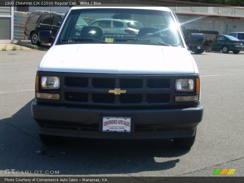 White / Blue 1993 Chevrolet C/K C1500 Regular Cab