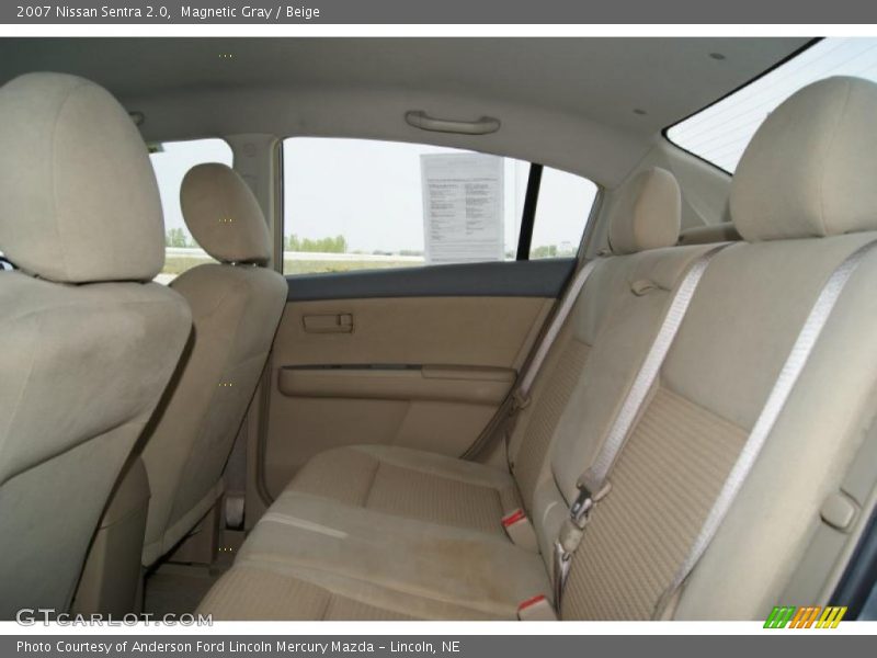 Magnetic Gray / Beige 2007 Nissan Sentra 2.0
