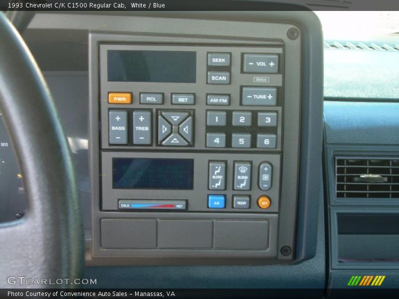 White / Blue 1993 Chevrolet C/K C1500 Regular Cab
