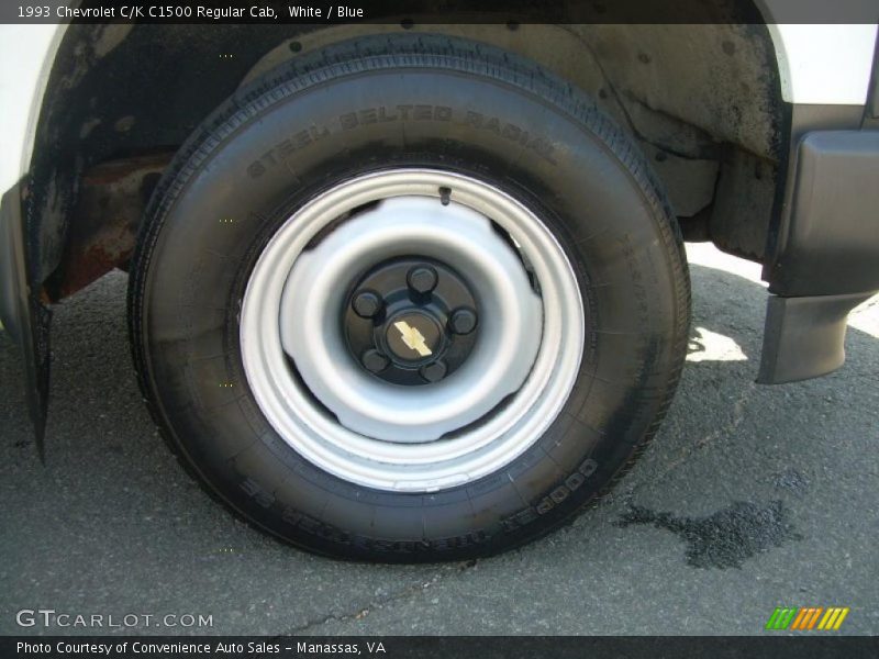 White / Blue 1993 Chevrolet C/K C1500 Regular Cab