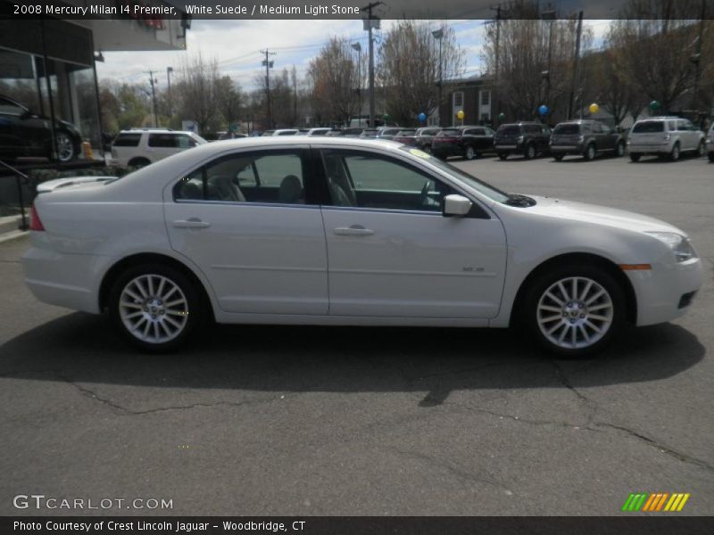 White Suede / Medium Light Stone 2008 Mercury Milan I4 Premier