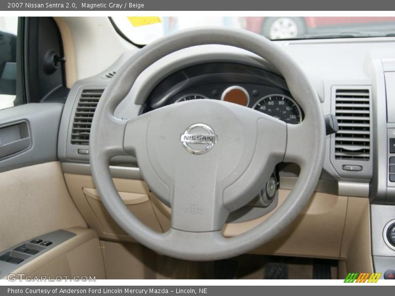 Magnetic Gray / Beige 2007 Nissan Sentra 2.0