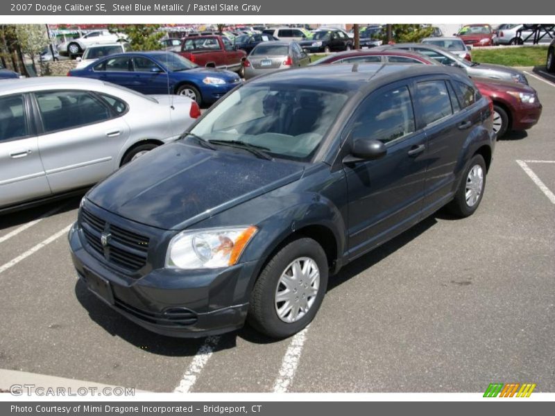Steel Blue Metallic / Pastel Slate Gray 2007 Dodge Caliber SE