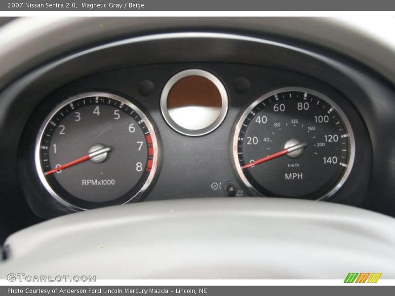 Magnetic Gray / Beige 2007 Nissan Sentra 2.0