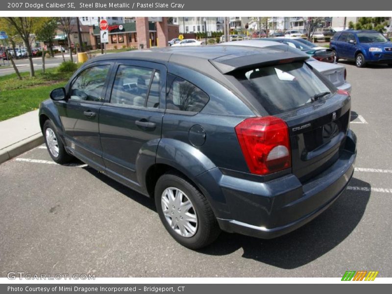 Steel Blue Metallic / Pastel Slate Gray 2007 Dodge Caliber SE