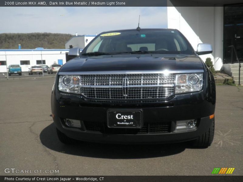 Dark Ink Blue Metallic / Medium Light Stone 2008 Lincoln MKX AWD