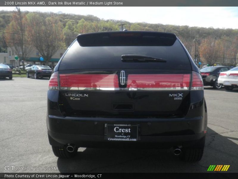 Dark Ink Blue Metallic / Medium Light Stone 2008 Lincoln MKX AWD