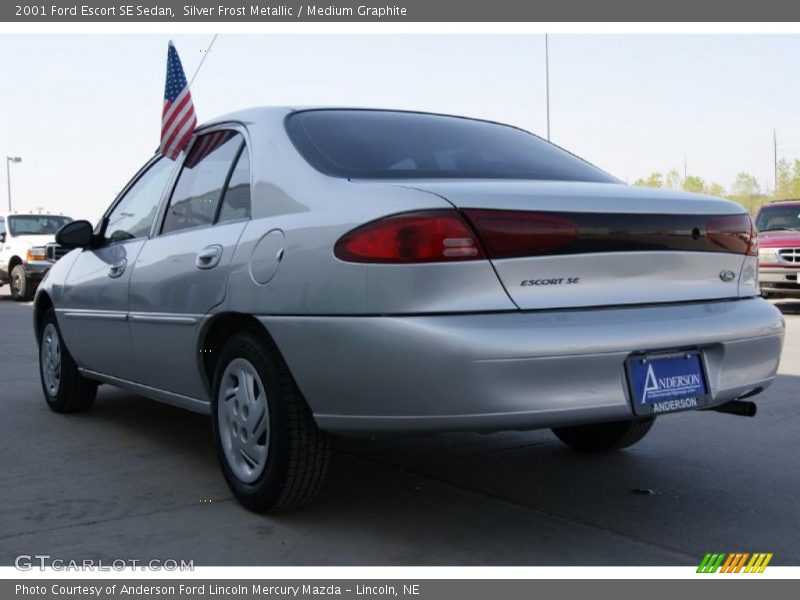 Silver Frost Metallic / Medium Graphite 2001 Ford Escort SE Sedan