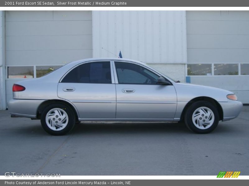 Silver Frost Metallic / Medium Graphite 2001 Ford Escort SE Sedan