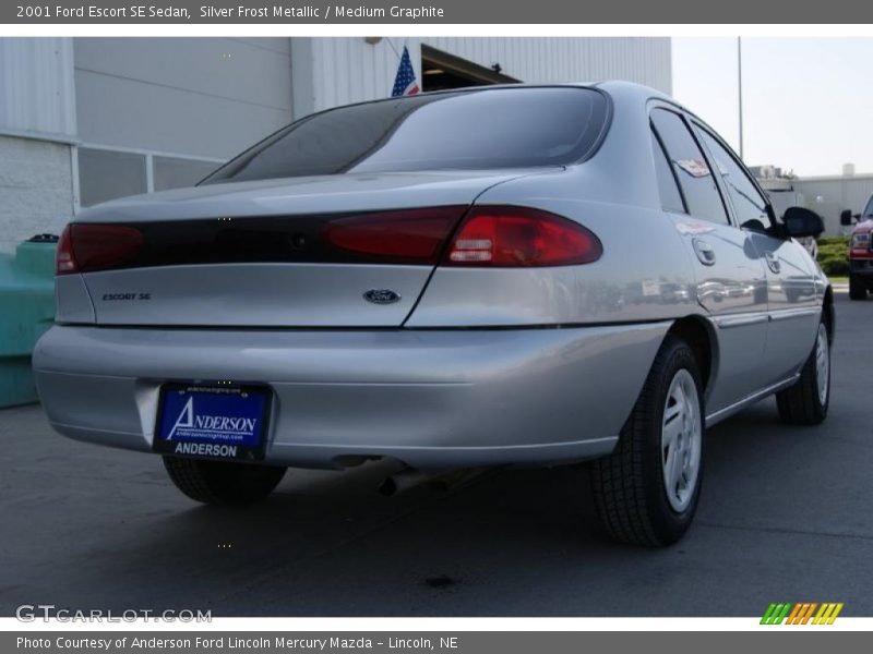 Silver Frost Metallic / Medium Graphite 2001 Ford Escort SE Sedan