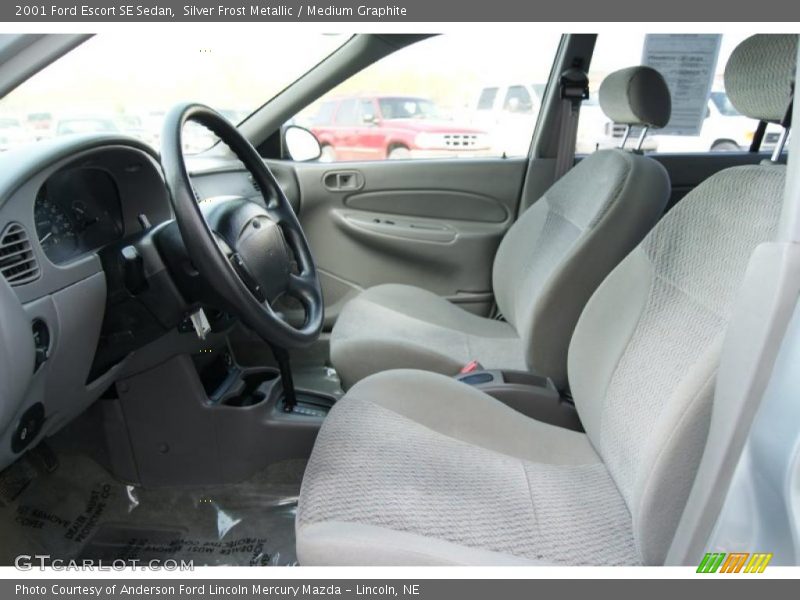 Silver Frost Metallic / Medium Graphite 2001 Ford Escort SE Sedan