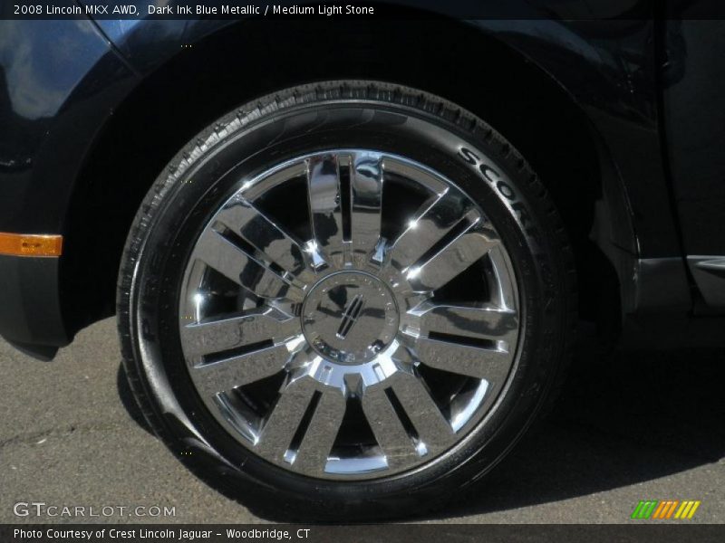 Dark Ink Blue Metallic / Medium Light Stone 2008 Lincoln MKX AWD