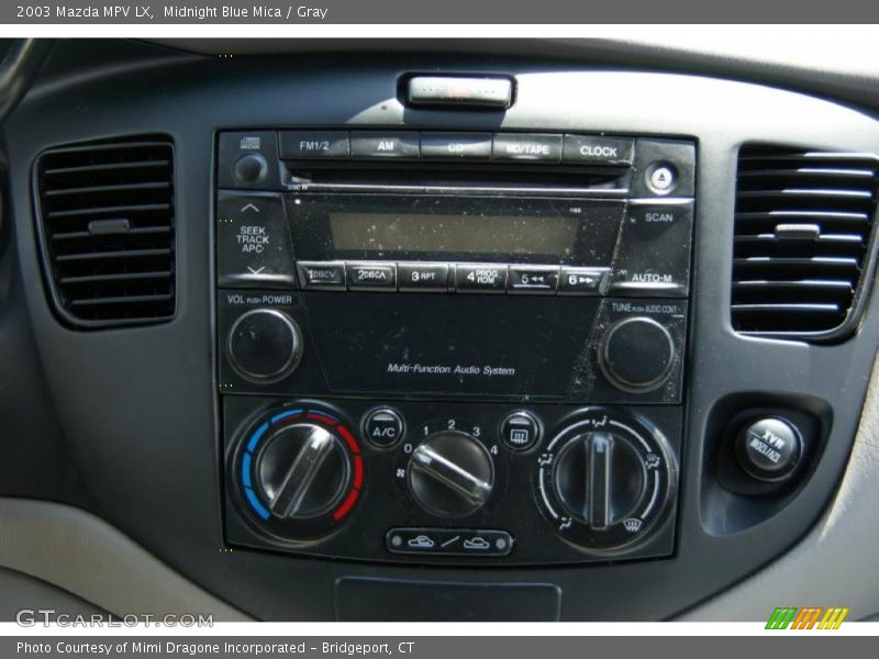 Midnight Blue Mica / Gray 2003 Mazda MPV LX