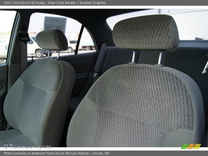 Silver Frost Metallic / Medium Graphite 2001 Ford Escort SE Sedan