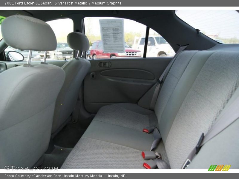 Silver Frost Metallic / Medium Graphite 2001 Ford Escort SE Sedan