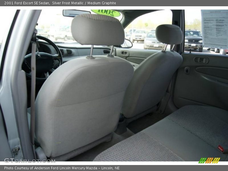 Silver Frost Metallic / Medium Graphite 2001 Ford Escort SE Sedan